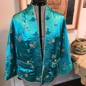 Vintage reversible silk jacket